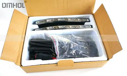 1 комплект универсальных изогнутых тонких светодиодных дневных ходовых огней 10