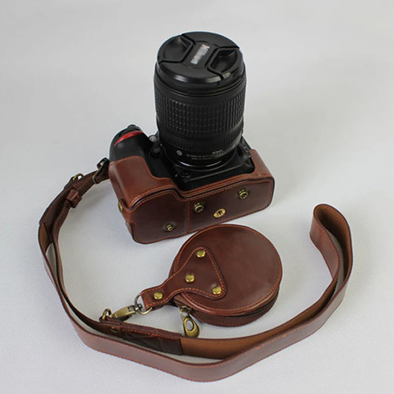 Высококачественный чехол из искусственной кожи для цифровой камеры Nikon D7100 D7200