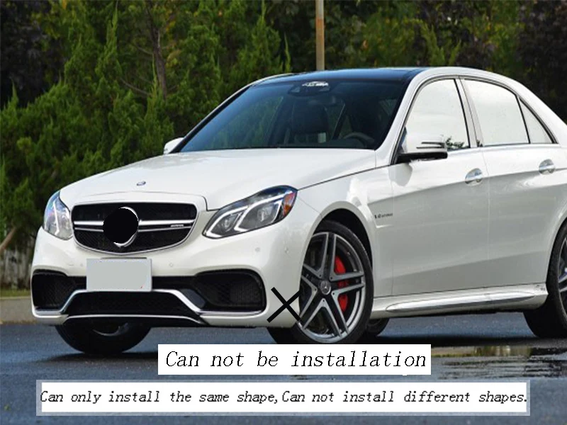 Автомобильный Стайлинг для Mercedes Benz E Class E43 E63 Для AMG, передний противотуманный светильник, накладка из углеродного волокна, наклейка, автомобильные аксессуары