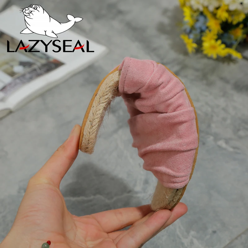 Сланцы LazySeal женские на плоской подошве пляжные шлепанцы сланцы из пеньки летняя