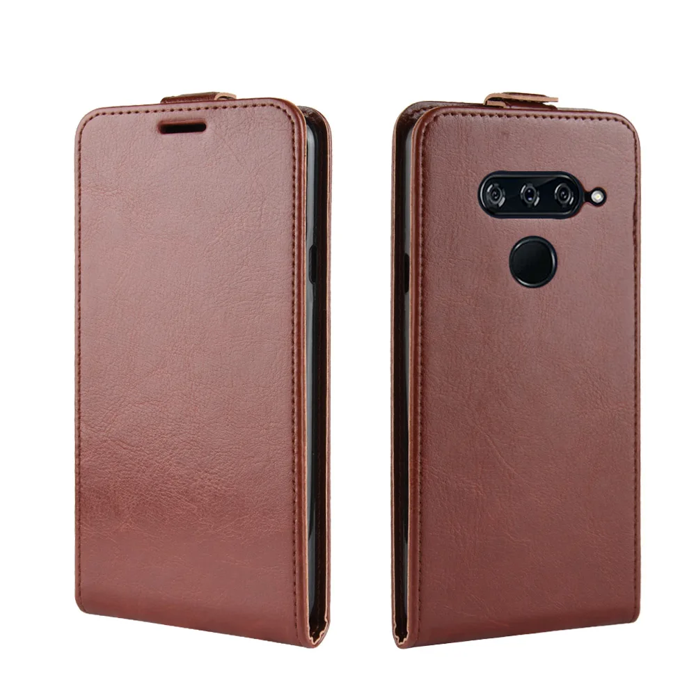 Раскладушка кожаный чехол для LG V40 ThinQ с магнитной застежкой раскладушка V405 6 4