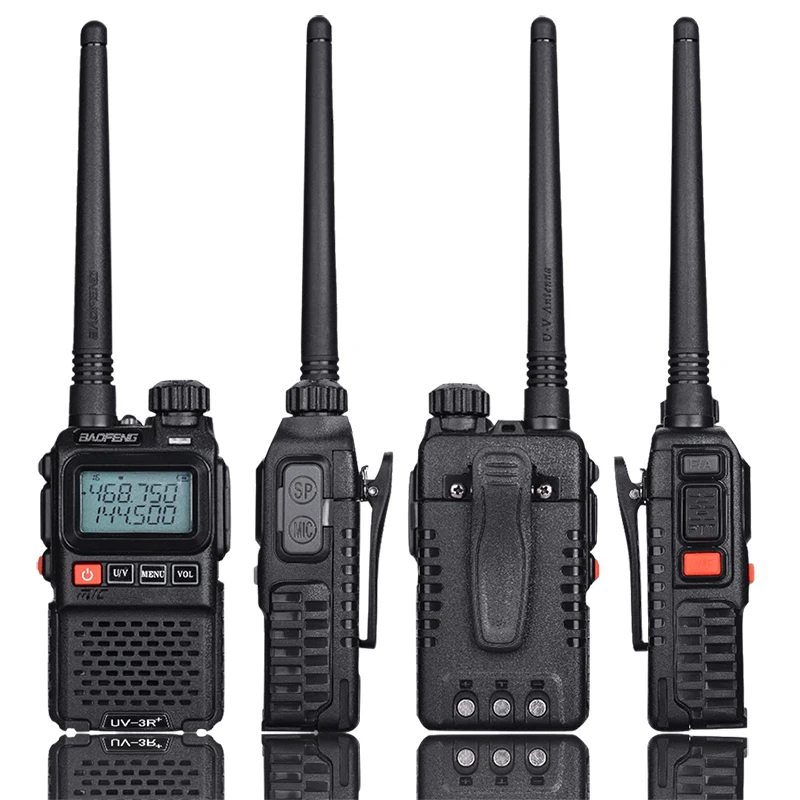 Baofeng UV 3R + Высококачественная мини рация Карманный УКВ УВЧ двухсторонний