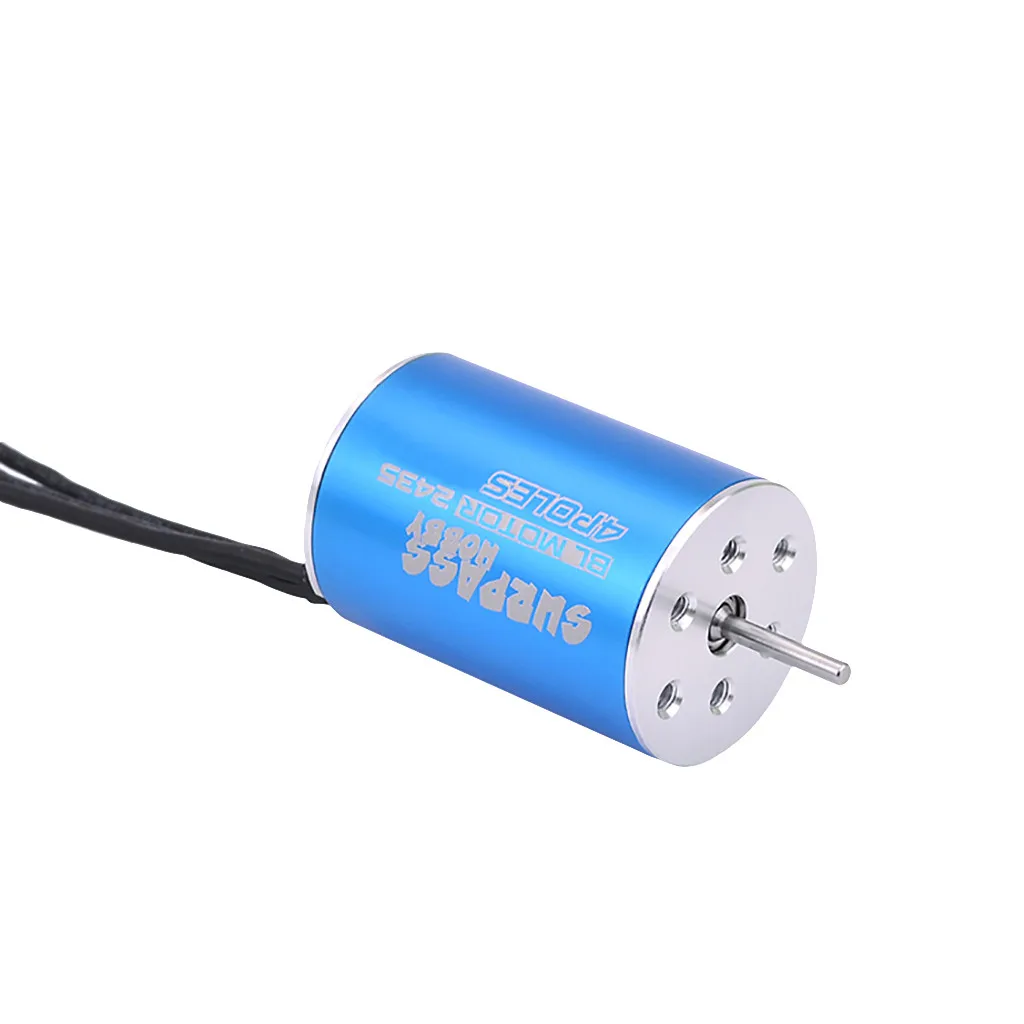 Высокая производительность 2435 4500KV Бессенсорный бесщеточный мотор for1/16 1/18 RC автомобиль Запчасти и аксессуары для бесщеточного двигателя