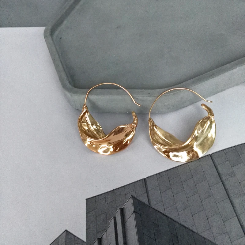 Timeless Wonder amazing geo leaf Stud statement Earrings gown Party Gift Brincos PUNK super runway top rock unique ins cool 4374 | Украшения