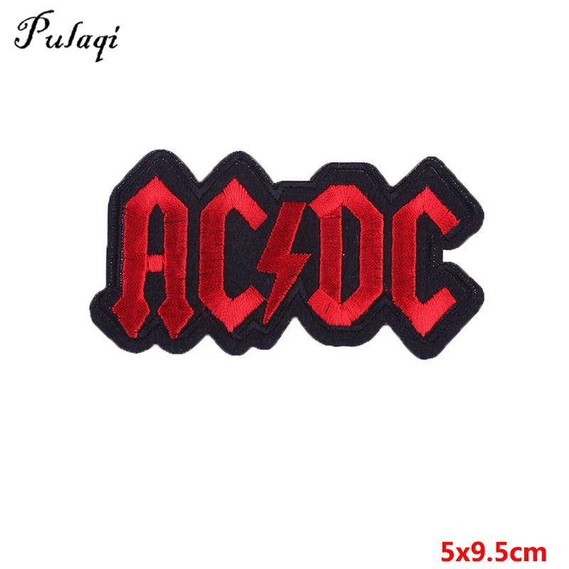 Pulaqi ACDC ebmroidered патч для одежды Аппликации H