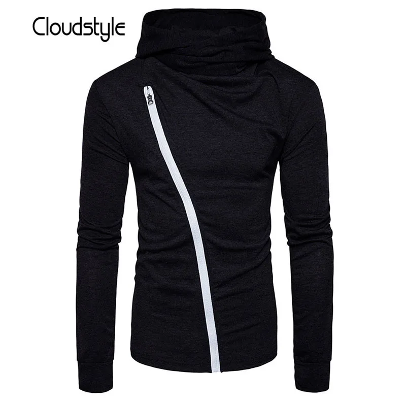 Облачный стиль 2018 мужская рубашка с длинным рукавом модная на молнии одноцветная