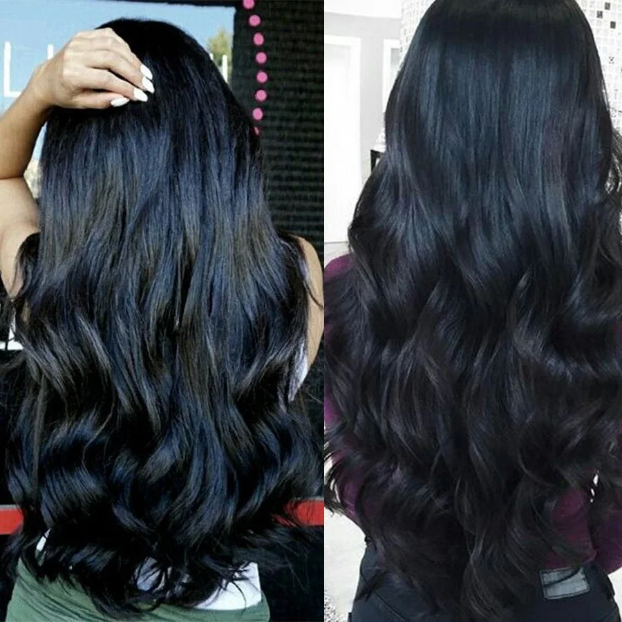 Объемная волна 360 Синтетические волосы на кружеве al парик бразильский