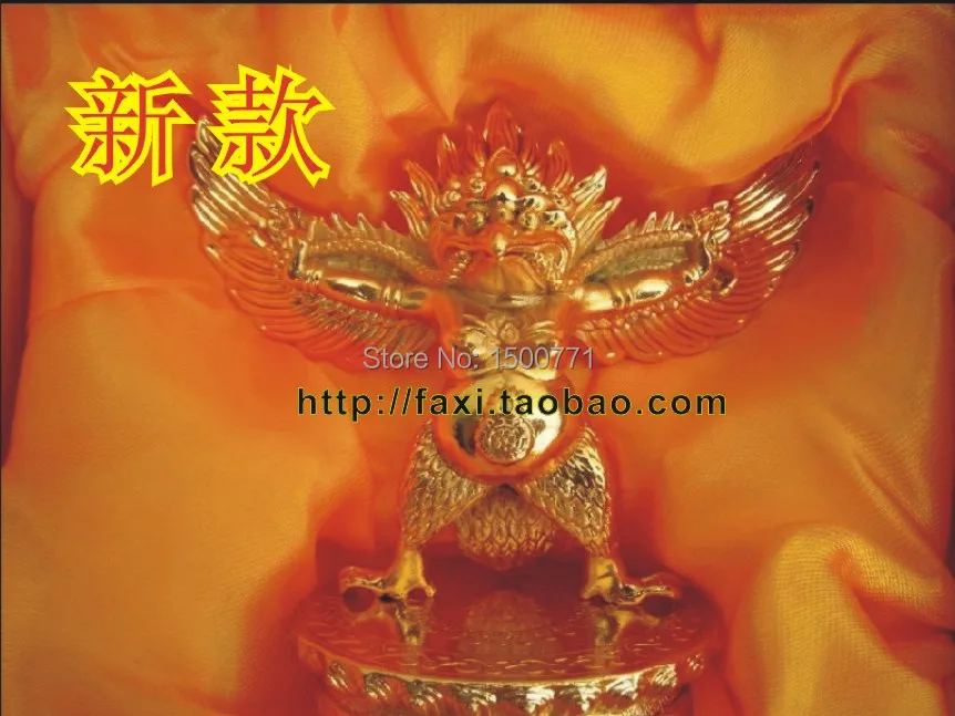 Статуя Будды/сплав меди позолоченный храм Гарда Будды золотой рок Основной закон