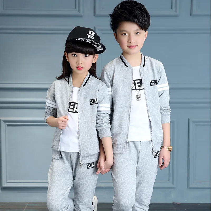 Children Clothing Sets For Boys Sports Suits Autumn Kids Tracksuits Teenage Sportswear 6 8 10 12 14 Years kids clothes boys | Детская