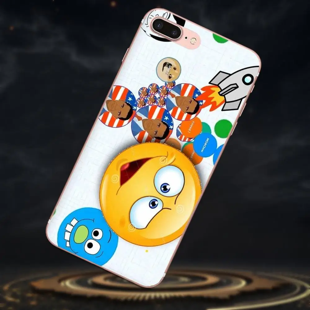 Мягкие чехлы для телефонов из ТПУ баскетбольная кожа Agario Apple iPhone 4 4S 5 5C 5S SE 6 6S 7 8 Plus X