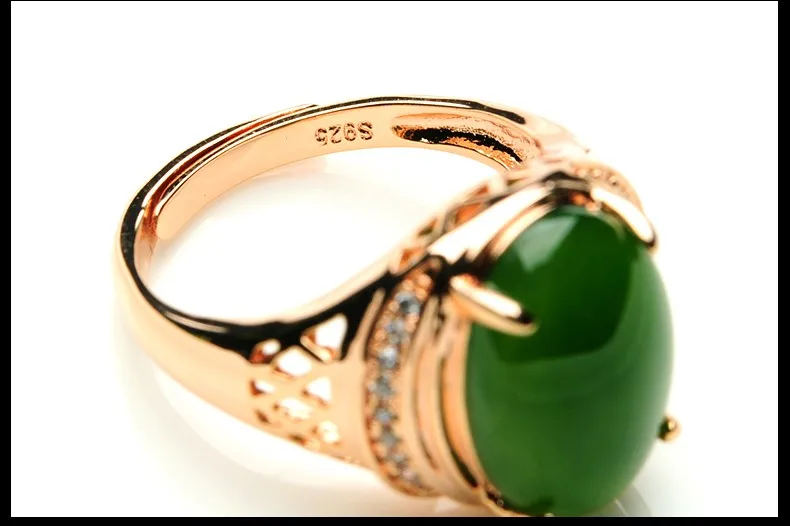 inlay and Tian Biyu egg rings lady men with retractable certificate models Silver for men's women/ | Украшения и аксессуары