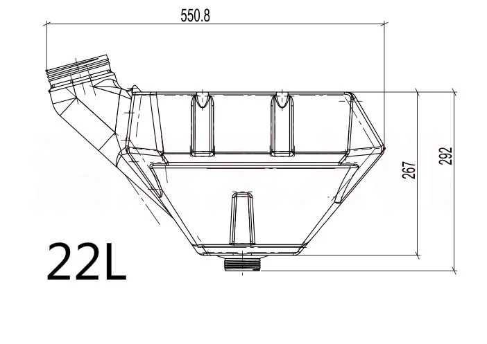 Aerops 12L 16L 20L 25L 30L резервуар для воды спрей waterpot жидкий резервуар для распылительного насоса сельское хозяйство multirotor drone БПЛА