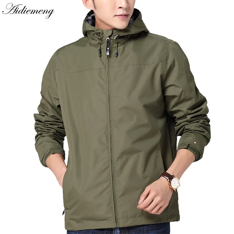 Мужская ветровка легкая с капюшоном повседневная осенняя|men outwear|men windbreakerwindbreaker men