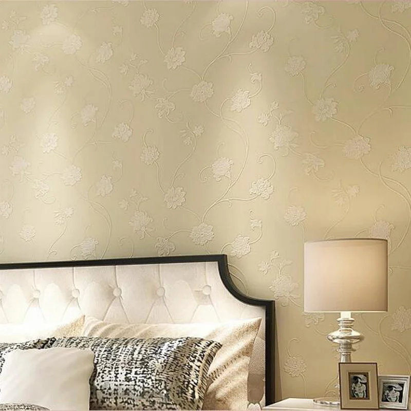 Q QIHANG пасторальный Стиль Печатные экологически чистые нетканые обои для спальни