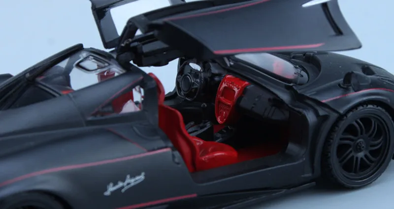 1:24 усовершенствованные модели автомобилей из сплава, высокая модель Pagani Huayra, металлические модели, детские игрушечные транспортные средства