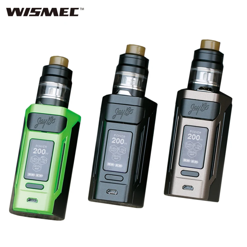 Wismec рел рx2 20700 с гном Комплект 200 Вт электронная сигарета RX2 коробка мод Vape и 2 мл 4