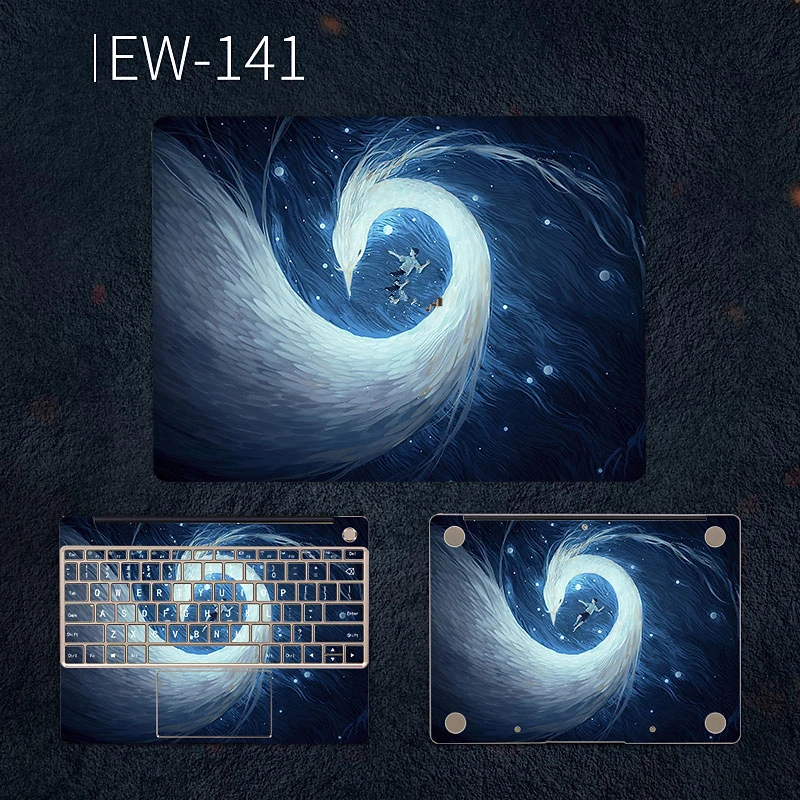 13 Белая мраморная наклейка для ноутбука huawei Matebook X Pro 13,9X13,3 Виниловая наклейка для ноутбука MateBook E 12 D 15,6 кожа для ноутбука - Цвет: 13