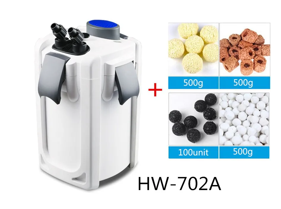 HW-702A a set SUNSUN HW 702A 702B 703A 703B 704A 704B внешний фильтр для аквариума передний фильтр для аквариума ведро тихий фильтр аэрации - Цвет: HW-702A a set
