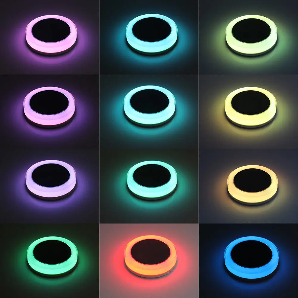 Светодиодный светильник RGB для бассейна на солнечной батарее водонепроницаемый