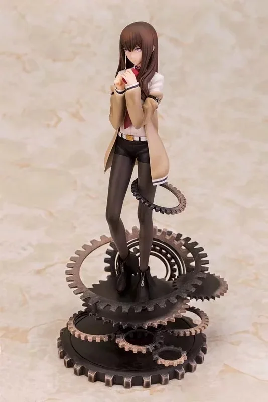 Аниме Фигурка 26 см поколение Steins Gate Makise Kurisu Масштаб ПВХ фигурка Коллекционная