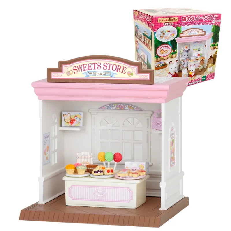 Sylvanian Families кукольный домик сладости магазин Acessories Playset No Figure девочка дети подарок 28898 Новинка
