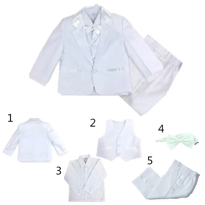 5 шт. белые/черные блейзеры для мальчиков на весну/осень |