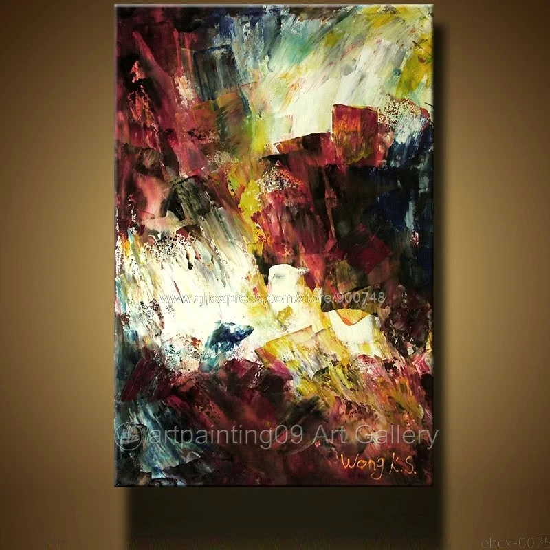 Art Deco Oil Painting Home Decoration Living Room Wall Picture Knife art Modern Contemporary Large Abstract oilpainting | Дом и сад