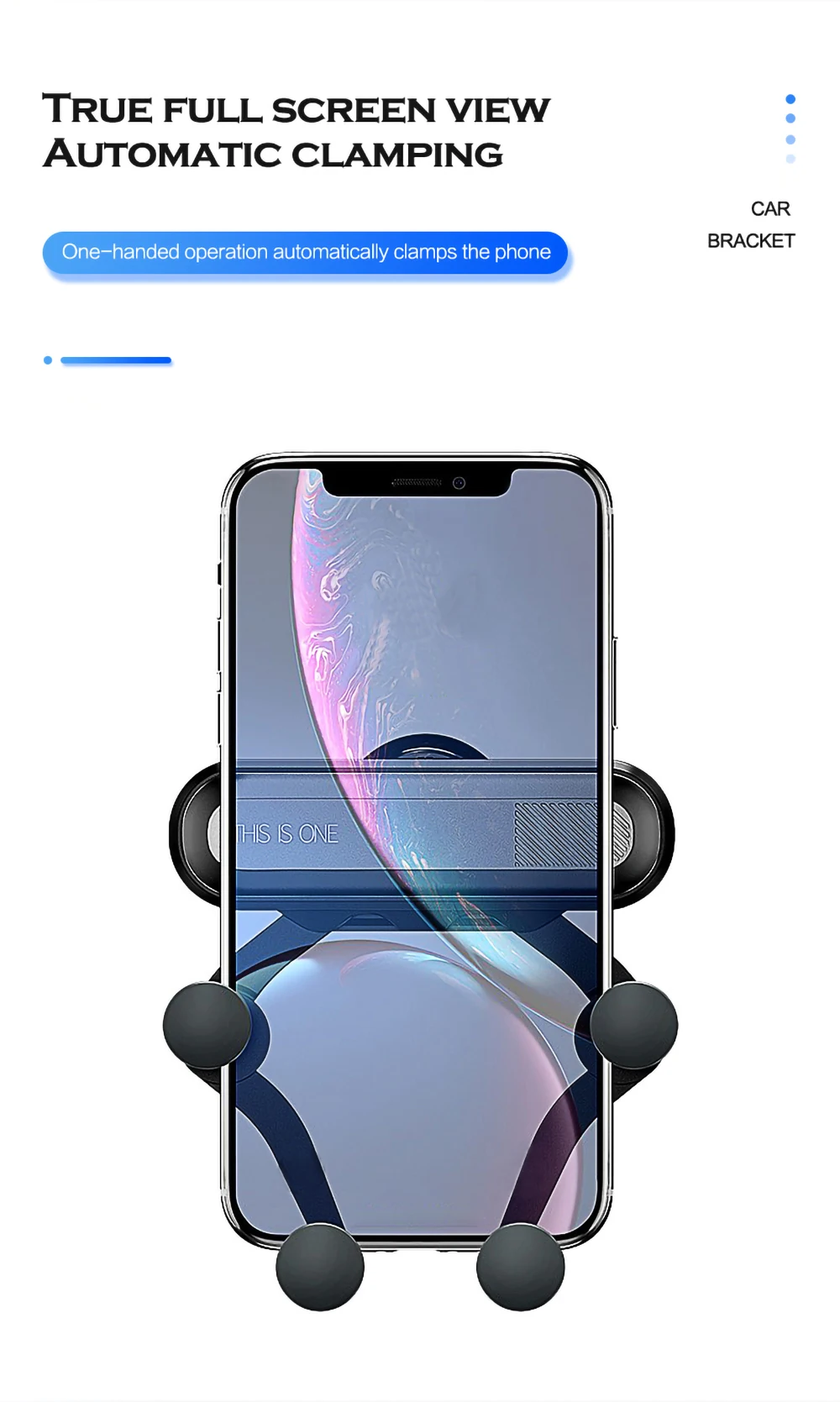 Универсальный автомобильный держатель для телефона для iPhone X XS samsung A50 huawei гравитационный держатель на вентиляционное отверстие автомобиля держатель мобильного телефона держатель навигации