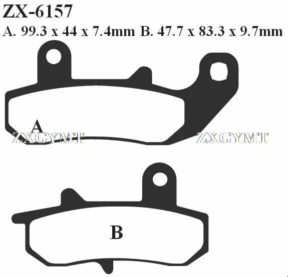 Тормозные Колодки fit SUZUKI DR 600 РК (SN41A) (задние дисковые модели) 89 Задняя 1 Pair (2