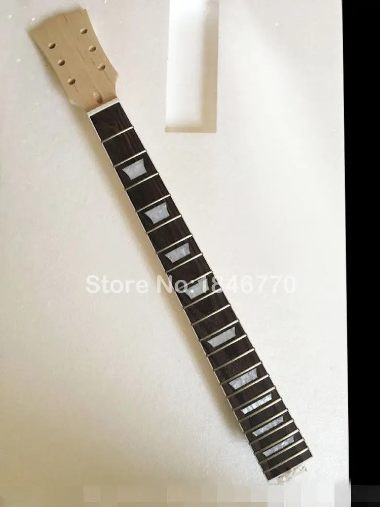 DIY электрогитара комплект уникальный корпус с шеей палисандр Гриф для LP стиль