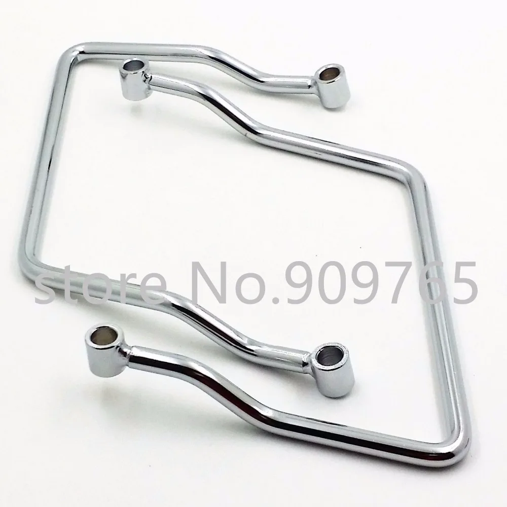 Chrome 11cm Saddle bag Support Bar Mount Bracket For Honda Shadow ACE VT1100 Sabre 1100 C2 1995 1999|saddle support|saddle bracketssaddle bracket |