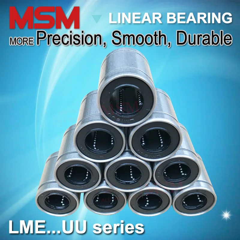 MSM Europe линейные подшипники 10 шт./лот LME5UU LME8UU LME10UU LME12UU LME16UU LME20UU LME25UU LME30UU скользящий