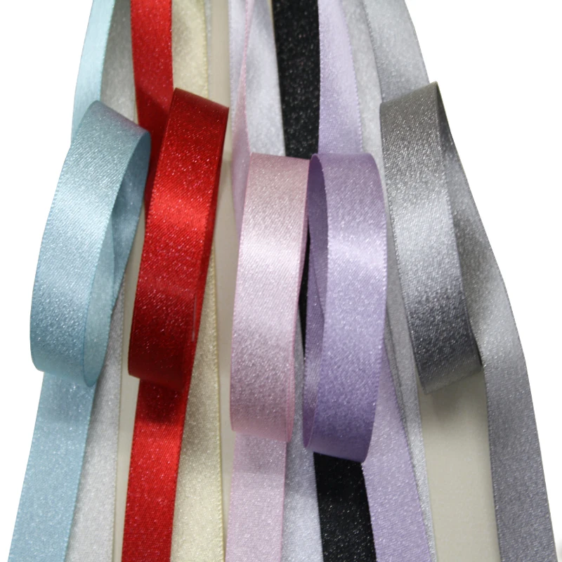 Лента с серебряной нитью 6 9 16 22 38 мм, 100 ярдов/рулон для волос, упаковка поделок, бесплатная доставка