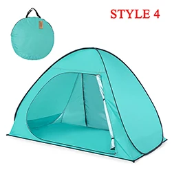 style 4 teal Lixada всплывающий автоматический пляжный тент с защитой от ультрафиолета, кемпинговая палатка, легкий наружный тент, палатки для пляжной рыбалки, солнцезащитный тент - Цвет: style 4 teal