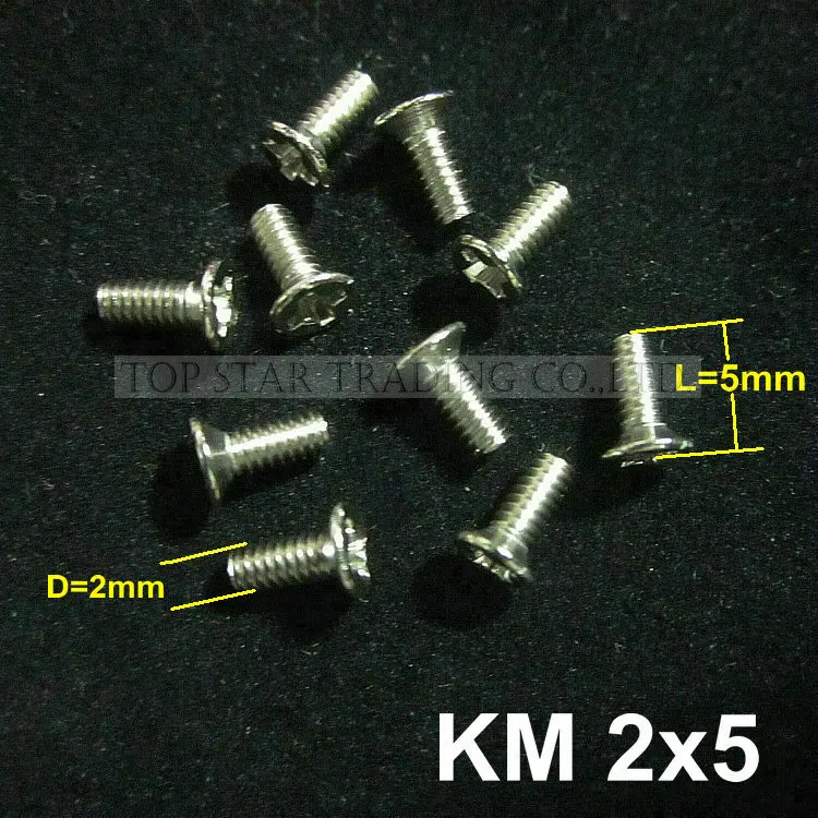 (100 шт./лот) Бесплатная доставка Игрушечная модель винтов нержавеющая сталь