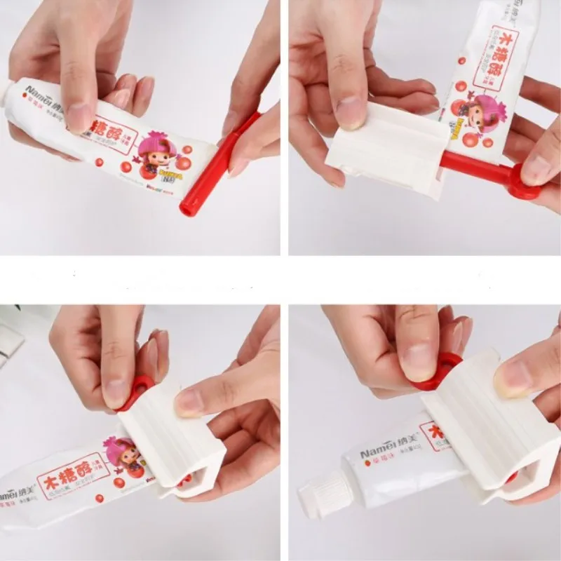 1 шт. пластиковый держатель-присоска для выдавливания зубной пасты |