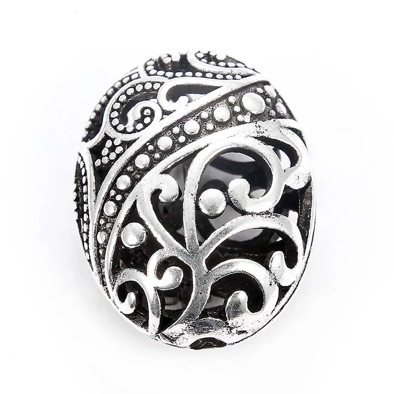 10 шт. тибетские серебряные/бронзовые/золотые овальные разделительные бусины для