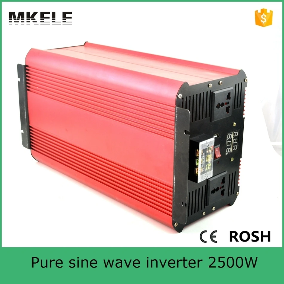 MKP2500-121R чистая Синусоидальная волна универсальное использование 12vdc 120vac 2500 ватт