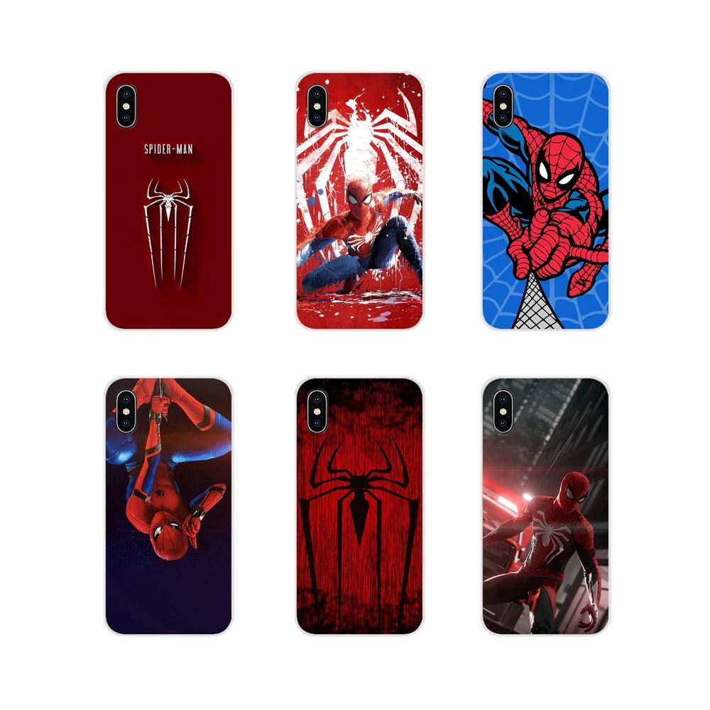 Аксессуары чехол для телефона Человек паук Hero Venom логотип samsung Galaxy A5 A6S A7 A8 A9S