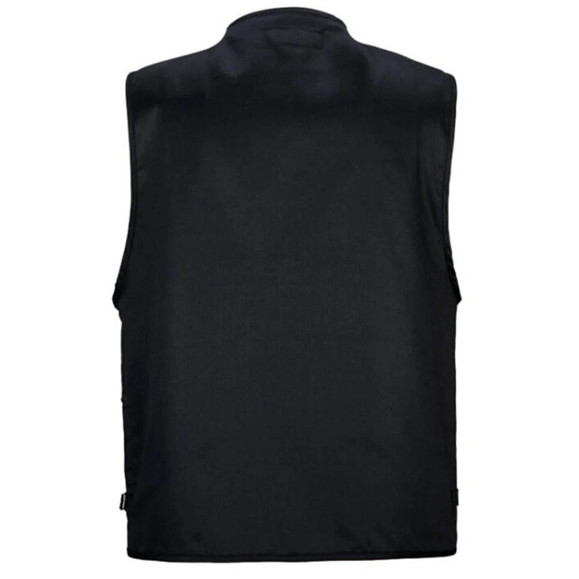 Мужской зеленый военный жилет и черный цветной с несколькими карманами для