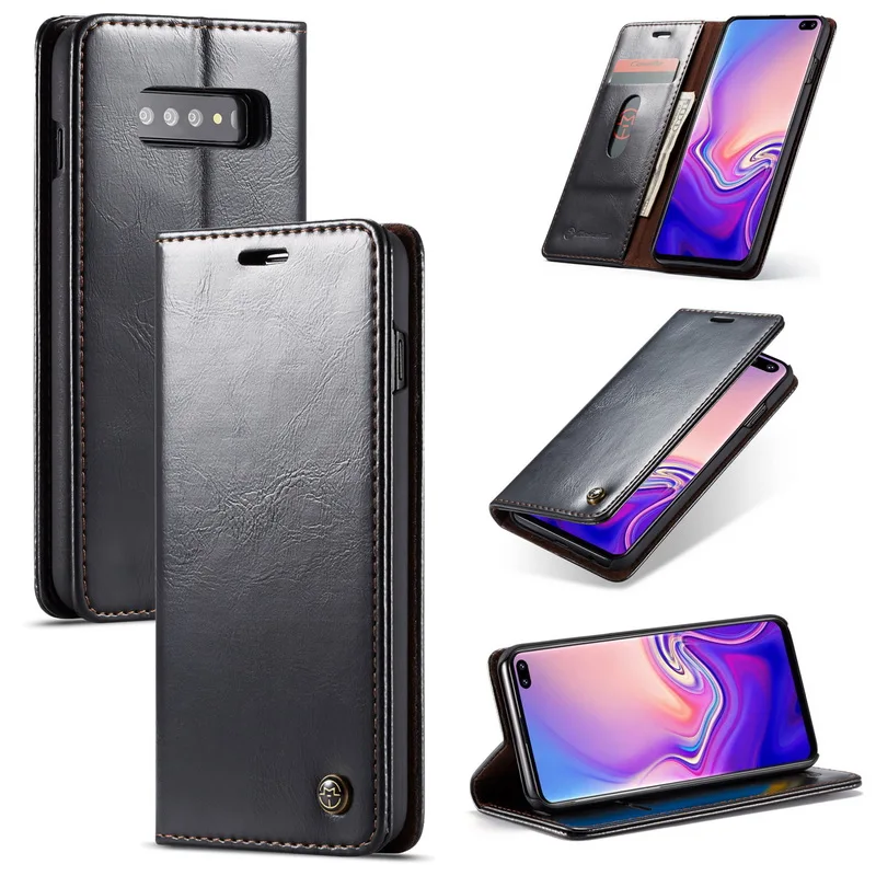 YISHANGOU чехол для samsung Galaxy S10 Plus A70 A50 A7 A9 кожаный бумажник клип Стенд откидная крышка для samsung S10E A30 A20 A40