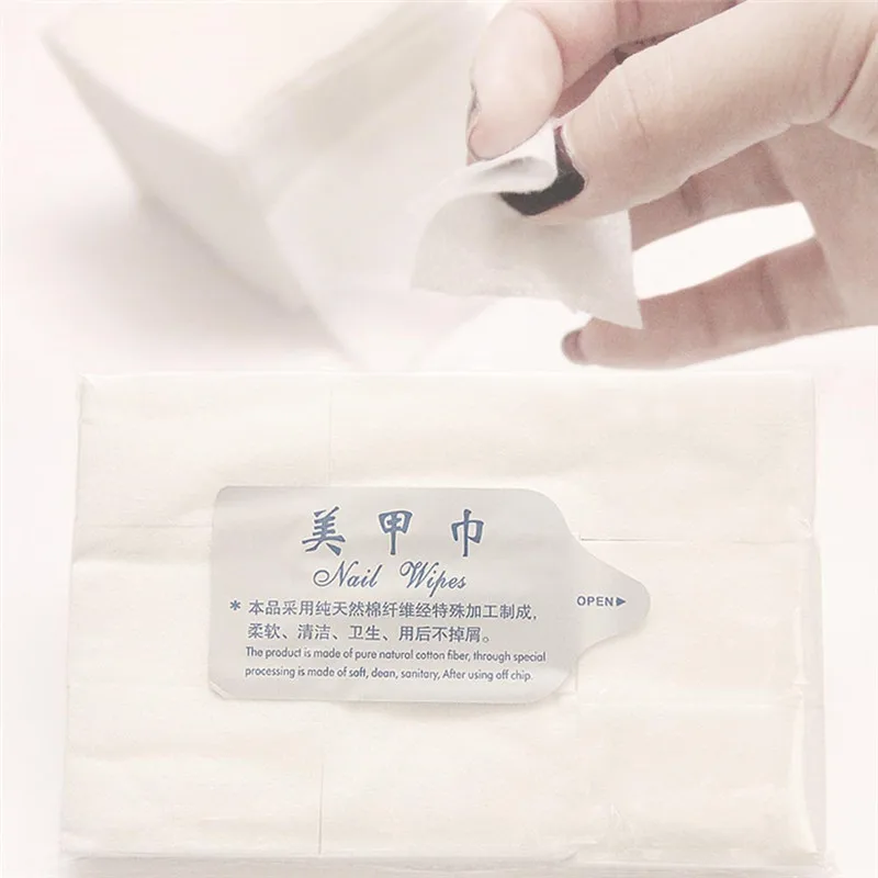 900pcs Disposable Soft Lint Nail Wipes Cleaner Art Polish Manicure Remover For Event &ampParty Supplier | Дом и сад
