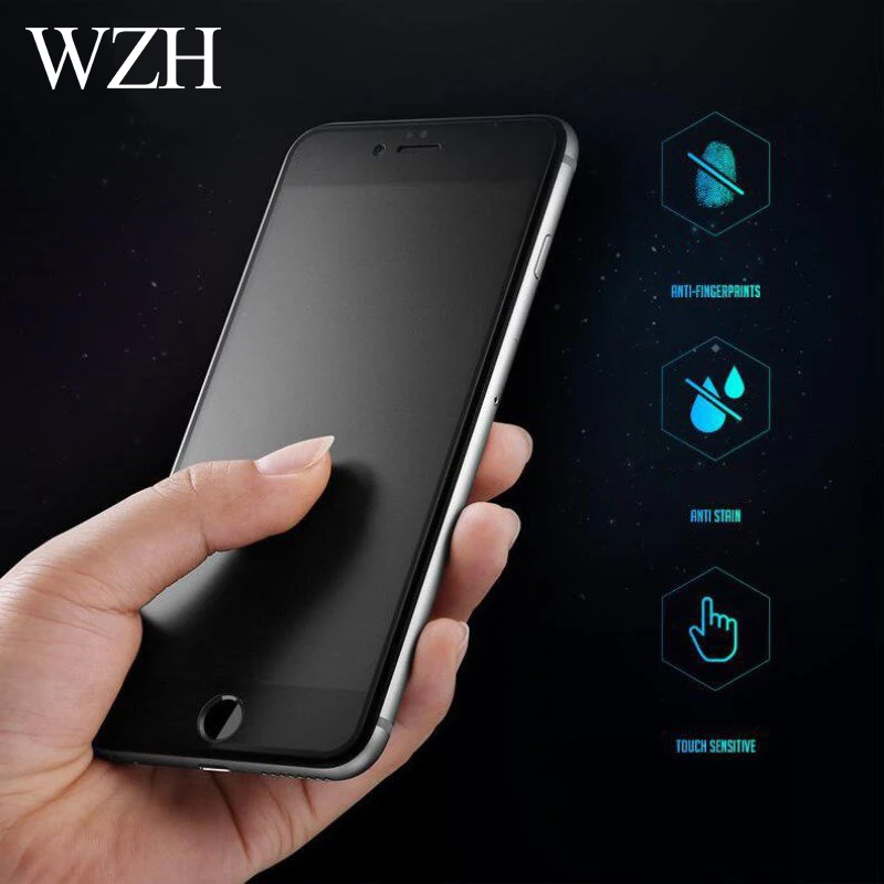 

Full Cover Matte Tempered Glass For iPhone XR X XS 11 12 Pro Max Frosted Screen Protector Protective for iphone 6 6s 7 8 Plus