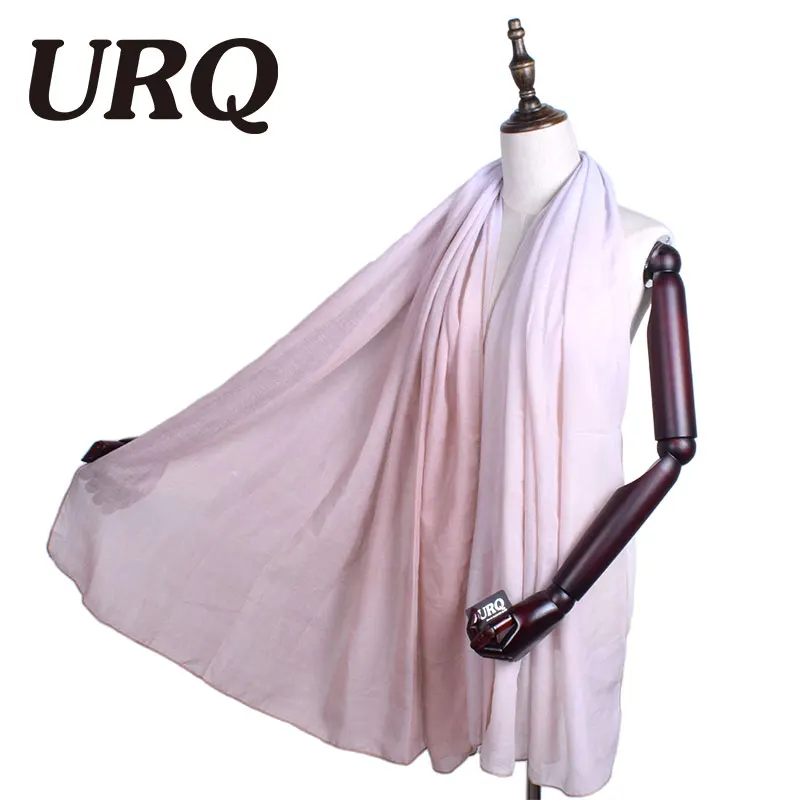 [Urq] шарфы для дамы Новинка весны женские вискоза мода градиент длинный шарф леди