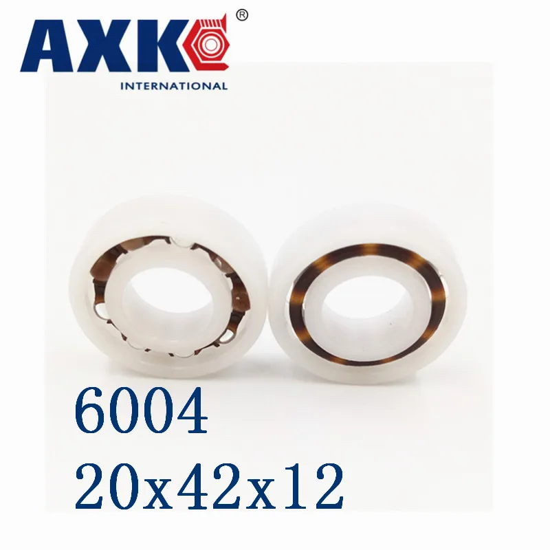 Пластиковые подшипники Axk 6004 Pom (10 шт.) 20x42x12 стеклянные шарики 20 мм/42 мм/12 мм |