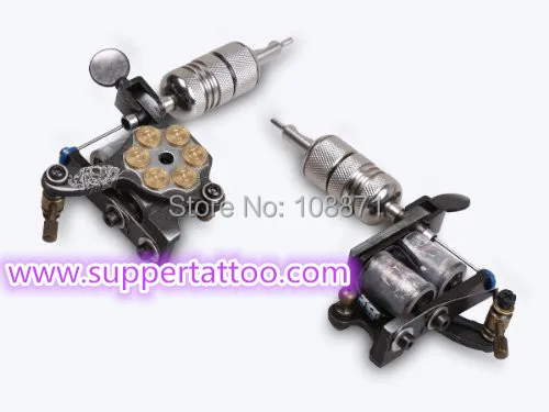 Beginner Tattoo Kit 2 Machine Guns 54 color Ink Power Tips Needles Supply | Красота и здоровье
