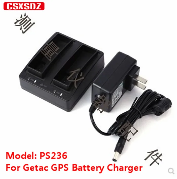 Совершенно новое двойное зарядное устройство для Getac GPS PS236 PS336 аккумулятор