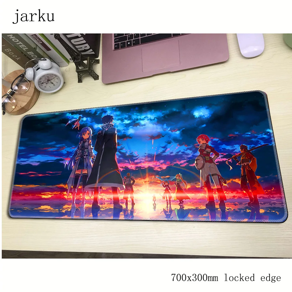 Компьютерный коврик для мыши sмеч Art Online геймерский 700x300x2 мм большой sao