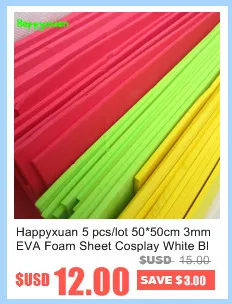 Happyxuan 10 шт./упак. 20*30 см 1,8 мм Self-кружевная тесьма eva пенопласт и напылением золотистого цвета; детская DIY ручной работы, материалы для рукоделия губчатая бумага