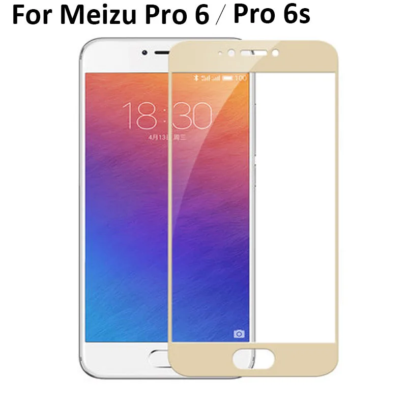 Закаленное стекло с полным покрытием для Meizu Pro 6 S защитная пленка из закаленного